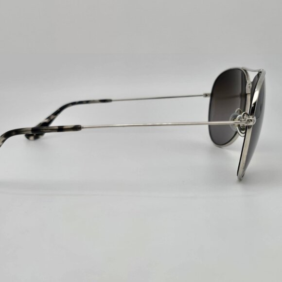Maui Jim MJ-264-17 Mavericks Silver Titanium Polarized Grey Aviator Sunglasses - Picture 5 of 14
